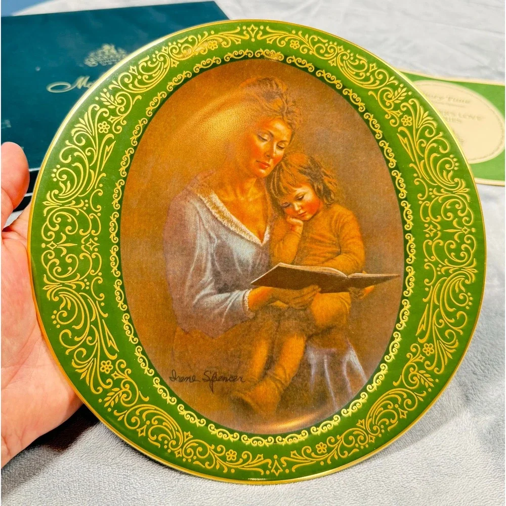 Pickard China Story Time Plate Mothers Love Series Irene Spencer 2538 of 7500